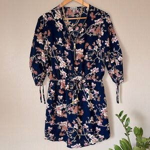 J for Justify Floral Romper